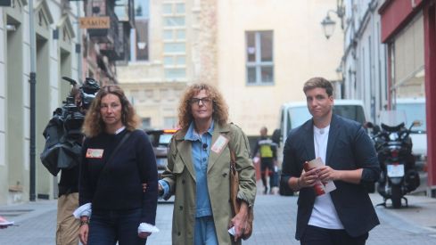 Xuso Jones grabando 'Lo sabe, no lo sabe' en León