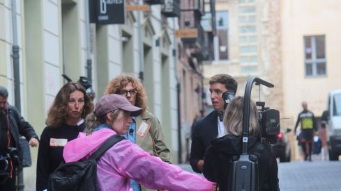 Xuso Jones grabando 'Lo sabe, no lo sabe' en León