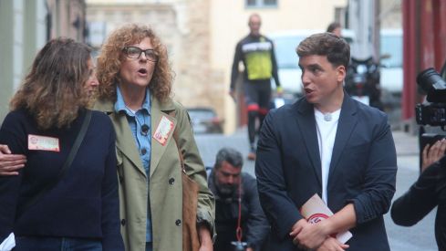 Xuso Jones grabando 'Lo sabe, no lo sabe' en León