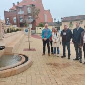 La localidad leonesa de Navatejera estrena Plaza Mayor