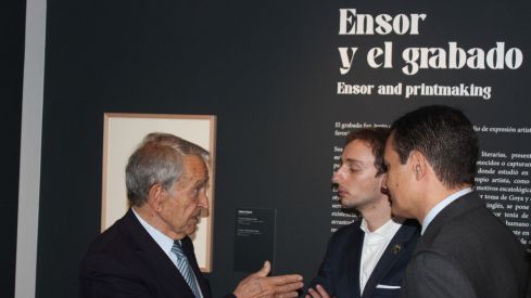Exposición 'James Ensor. La belleza inefable' en el Museo Casa Botines de Gaudí en León Exposición 'James Ensor. La belleza inefable' en el Museo Casa Botines de Gaudí en León