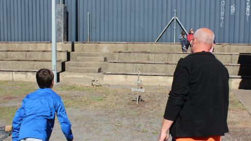 Jornada de juegos tradicionales para niños en León