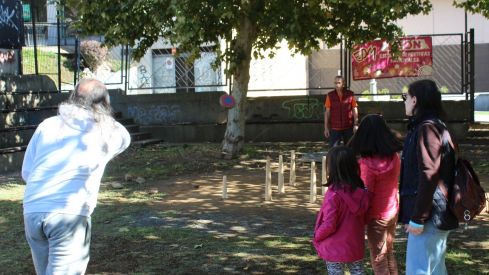 Jornada de juegos tradicionales para niños en León