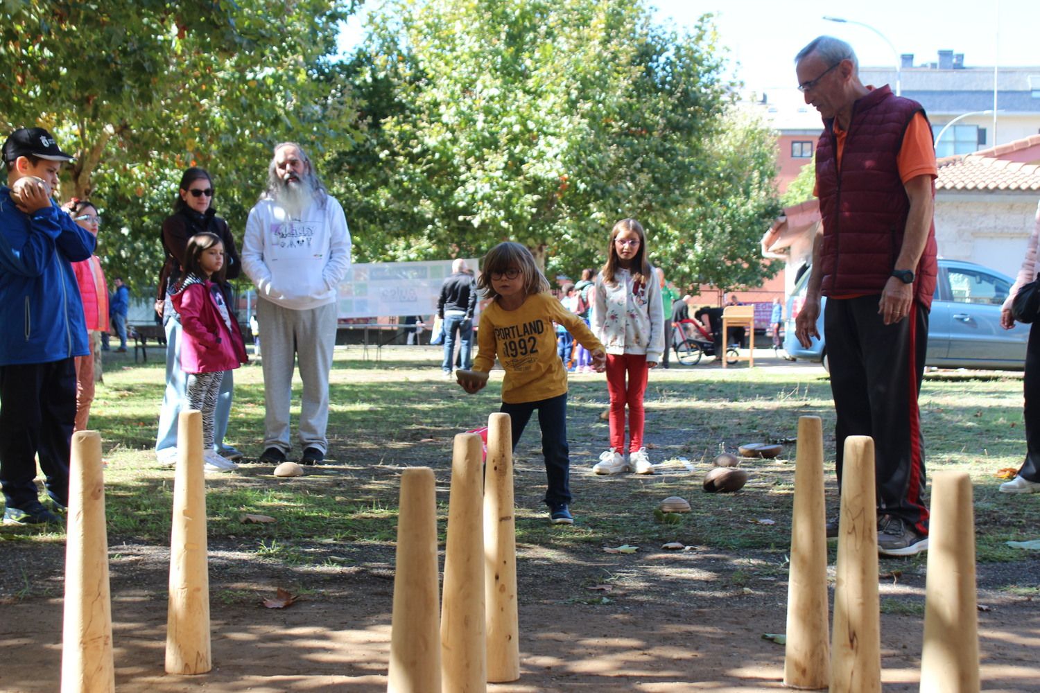 Jornada de juegos tradicionales para niños en León