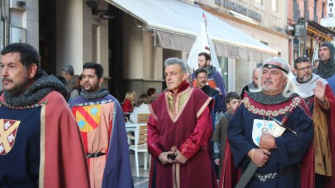 Representación del tributo de las 100 doncellas de León