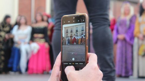 Representación del tributo de las 100 doncellas de León