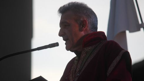 Representación del tributo de las 100 doncellas de León