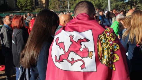 Desfile de Pendones leoneses en las Fiestas de San Froilán de León