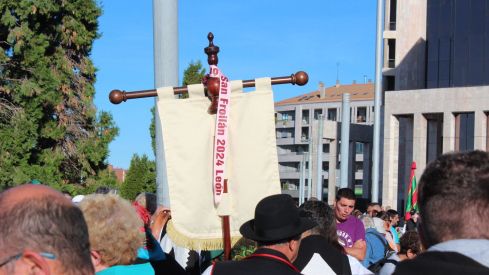Desfile de Pendones leoneses en las Fiestas de San Froilán de León