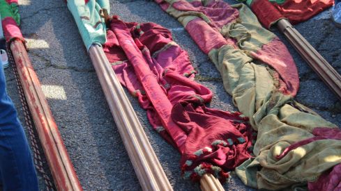 Desfile de Pendones leoneses en las Fiestas de San Froilán de León