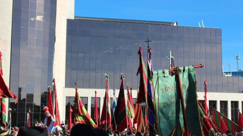 Desfile de Pendones leoneses en las Fiestas de San Froilán de León