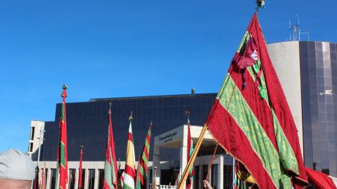 Desfile de Pendones leoneses en las Fiestas de San Froilán de León