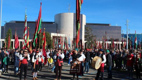 Desfile de Pendones leoneses en las Fiestas de San Froilán de León