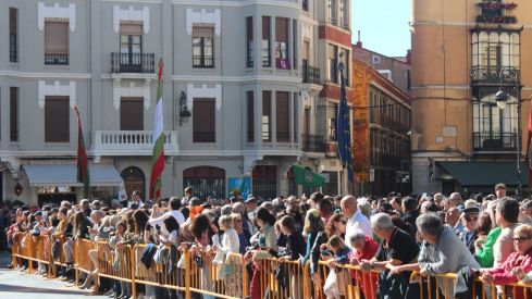 Desfile de Pendones leoneses en las Fiestas de San Froilán de León