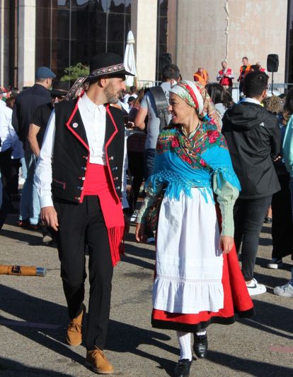 Desfile de Pendones leoneses en las Fiestas de San Froilán de León