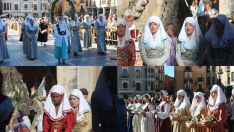 Foro u Oferta de Las Cantaderas en el Claustro de la Catedral de León