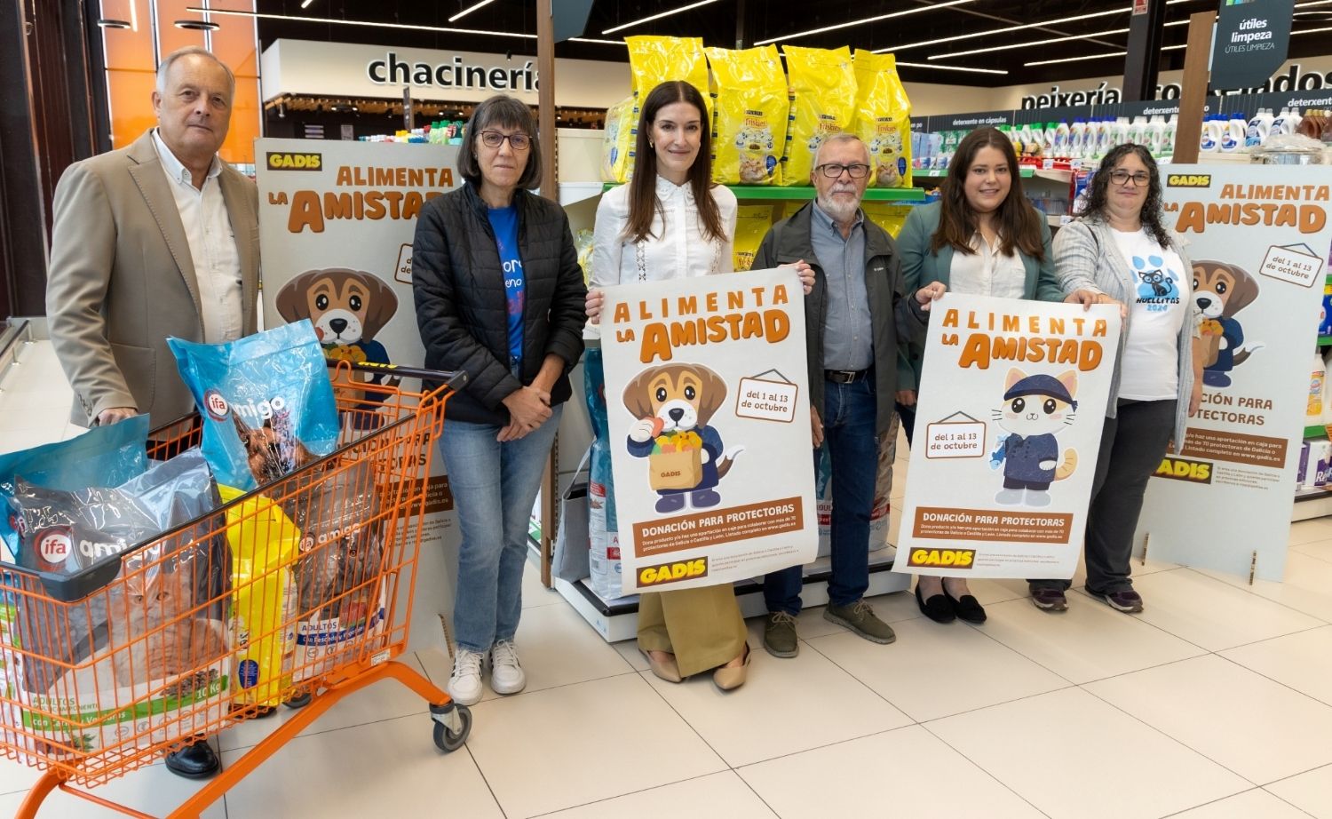 Gadis lanza la sexta edición de la campaña ‘Alimenta la amistad’ a favor de protectoras de animales