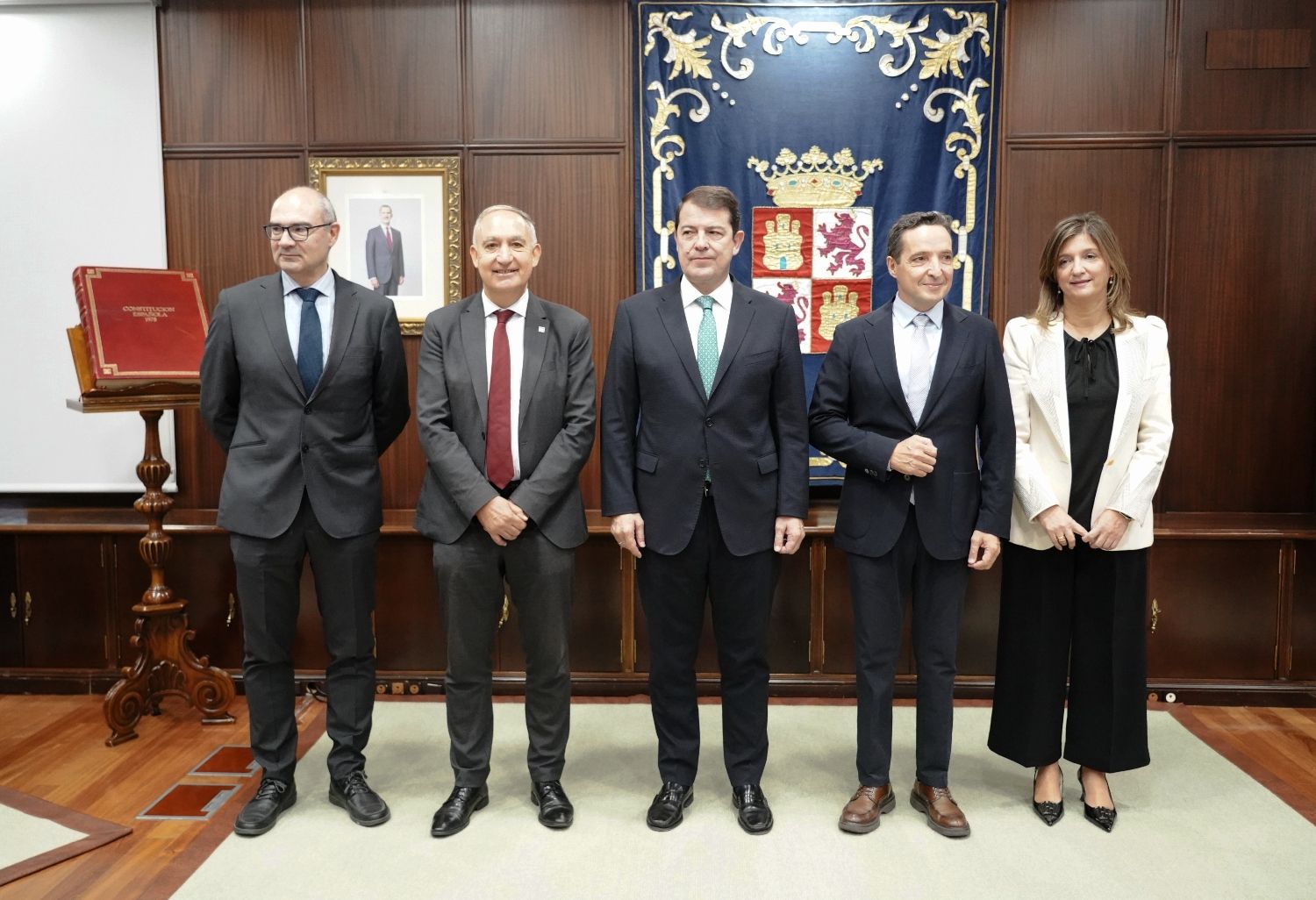 Reunión de rectores con el presidente de la Junta de Castilla y León