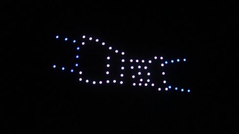 Espectáculo de drones y fuegos artificiales en las fiestas de San Froilán de León