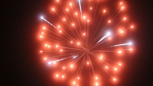Espectáculo de drones y fuegos artificiales en las fiestas de San Froilán de León