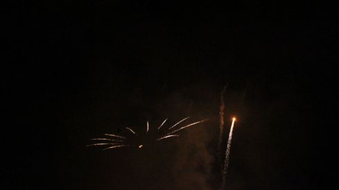 Espectáculo de drones y fuegos artificiales en las fiestas de San Froilán de León