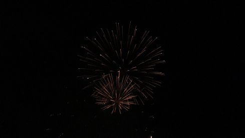Espectáculo de drones y fuegos artificiales en las fiestas de San Froilán de León