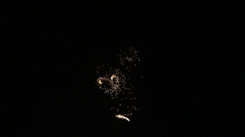 Espectáculo de drones y fuegos artificiales en las fiestas de San Froilán de León