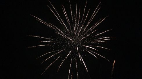Espectáculo de drones y fuegos artificiales en las fiestas de San Froilán de León