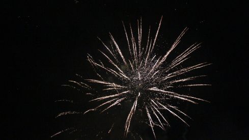 Espectáculo de drones y fuegos artificiales en las fiestas de San Froilán de León