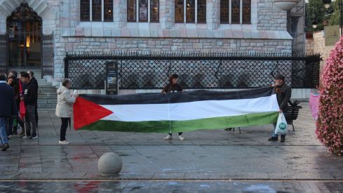 Concentración por el aniversario del conflitco entre Israel y Palestina en Gaza Concentración por el aniversario del conflitco entre Israel y Palestina en Gaza