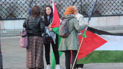 Concentración por el aniversario del conflitco entre Israel y Palestina en Gaza Concentración por el aniversario del conflitco entre Israel y Palestina en Gaza