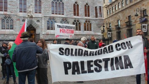 Concentración por el aniversario del conflitco entre Israel y Palestina en Gaza Concentración por el aniversario del conflitco entre Israel y Palestina en Gaza