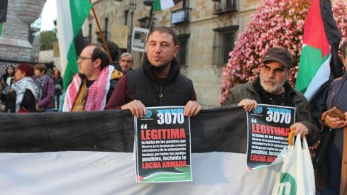 Concentración por el aniversario del conflitco entre Israel y Palestina en Gaza Concentración por el aniversario del conflitco entre Israel y Palestina en Gaza