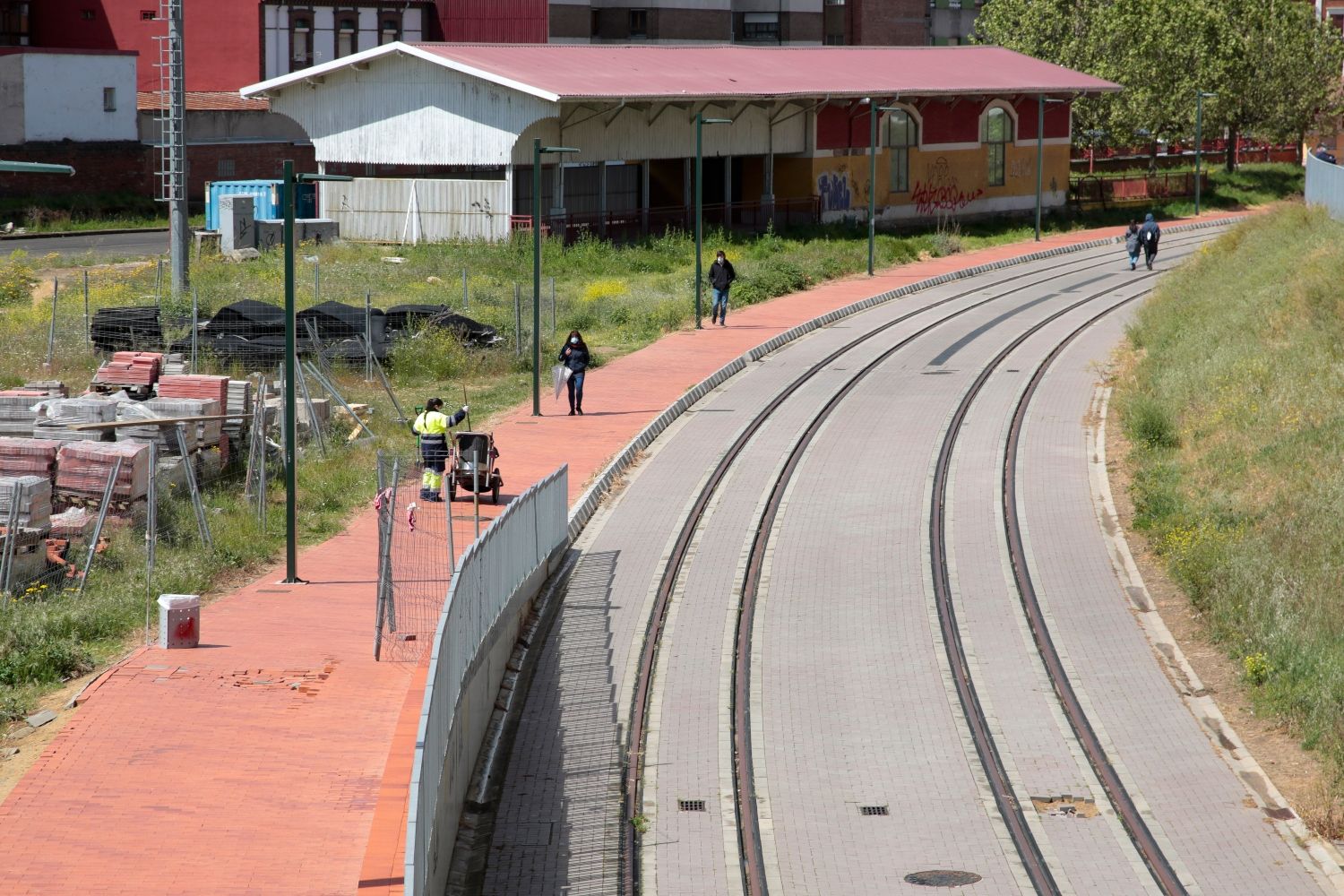 Estación de Matallana antes de la urbanización del entorno | Campillo / ICAL 