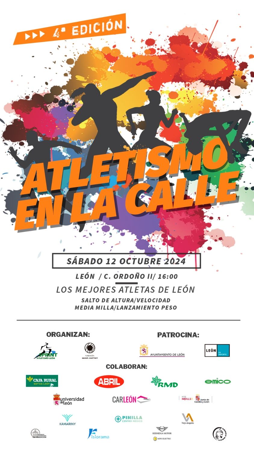 Cartel Atletismo en la calle (1)