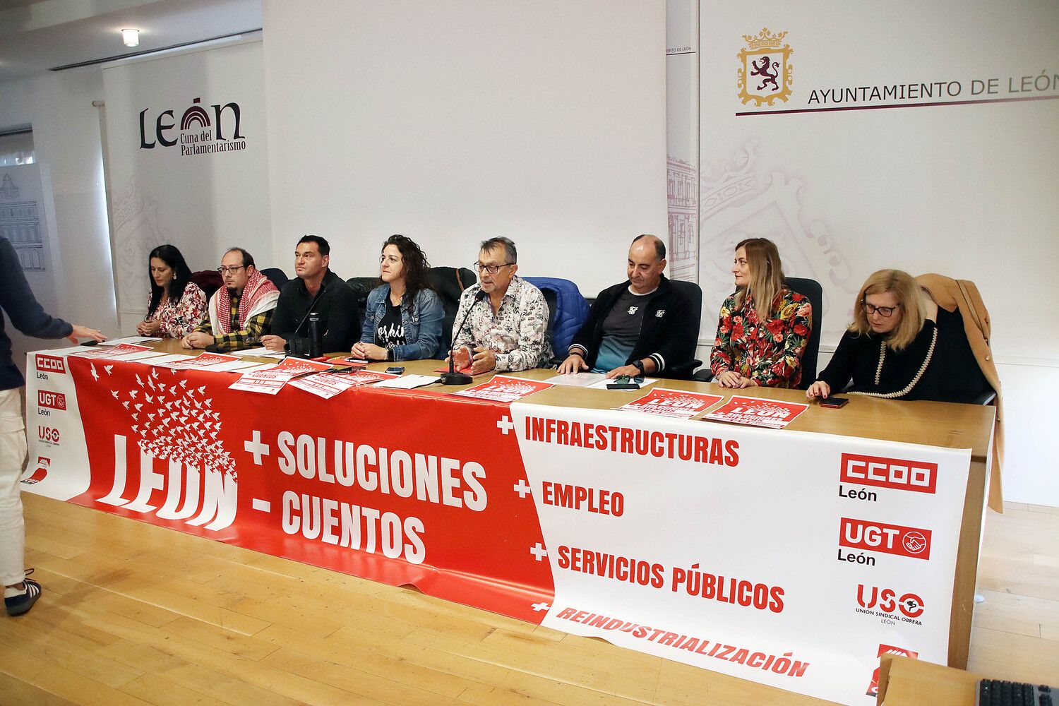 UGT, CCOO, USO y CGT convocan la cuarta manifestación por el futuro y desarrollo económico y social de León