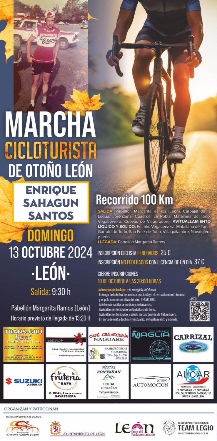 Cartel Marcha Cicloturista Otoño León (1)