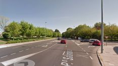  El Paseo de Salamanca, entre el puente de San Marcos y la calle Riosol