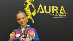 La gimnasta Marta Pérez, del Club Ritmo de León, brilla en su debut internacional en la Aura Cup de Croacia La gimnasta Marta Pérez, del Club Ritmo de León, brilla en su debut internacional en la Aura Cup de Croacia