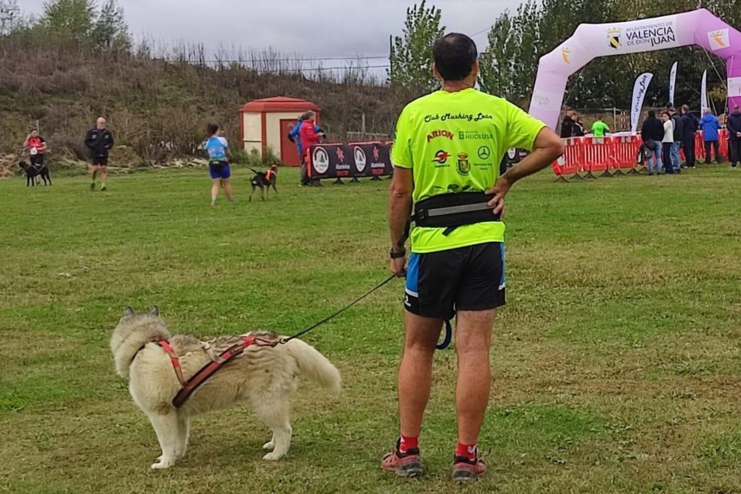 Competición de Mushing en Valencia de Don Juan