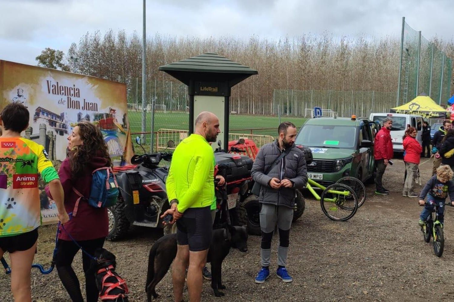 Competición de Mushing en Valencia de Don Juan