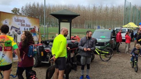 Competición de Mushing en Valencia de Don Juan