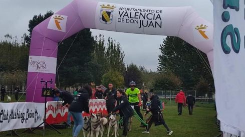 Competición de Mushing en Valencia de Don Juan