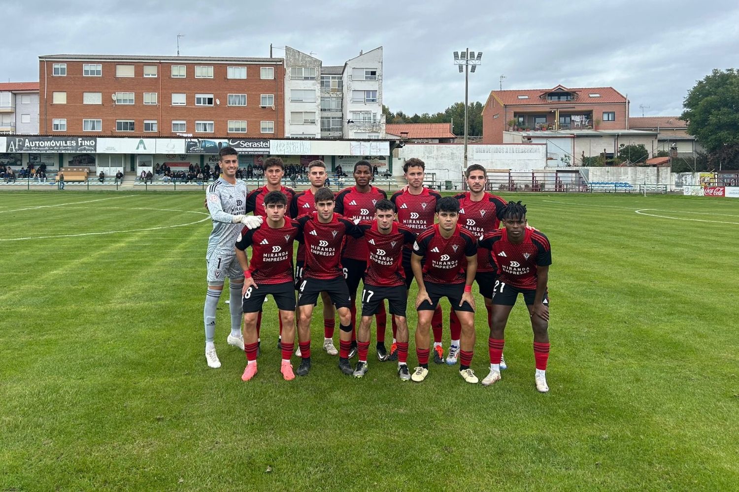 Once inicial del CD Mirandés B en La Eragudina | X: CD Mirandés