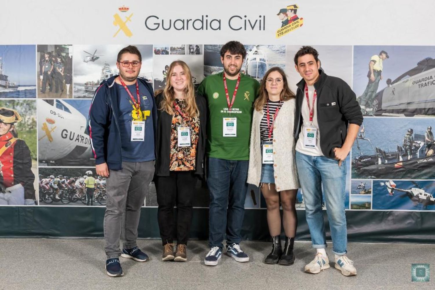 Ganadores de la fase nacional de la Ciberliga de la Guardia Civil de 2022