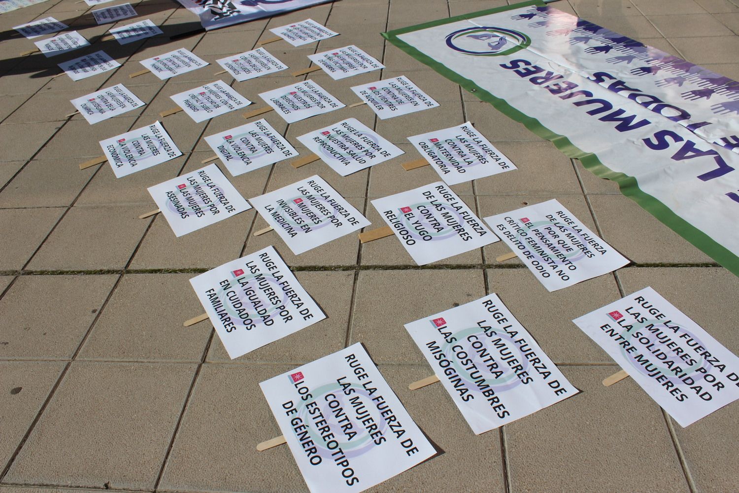 Manifestación "La Fuerza de las Mujeres" en León