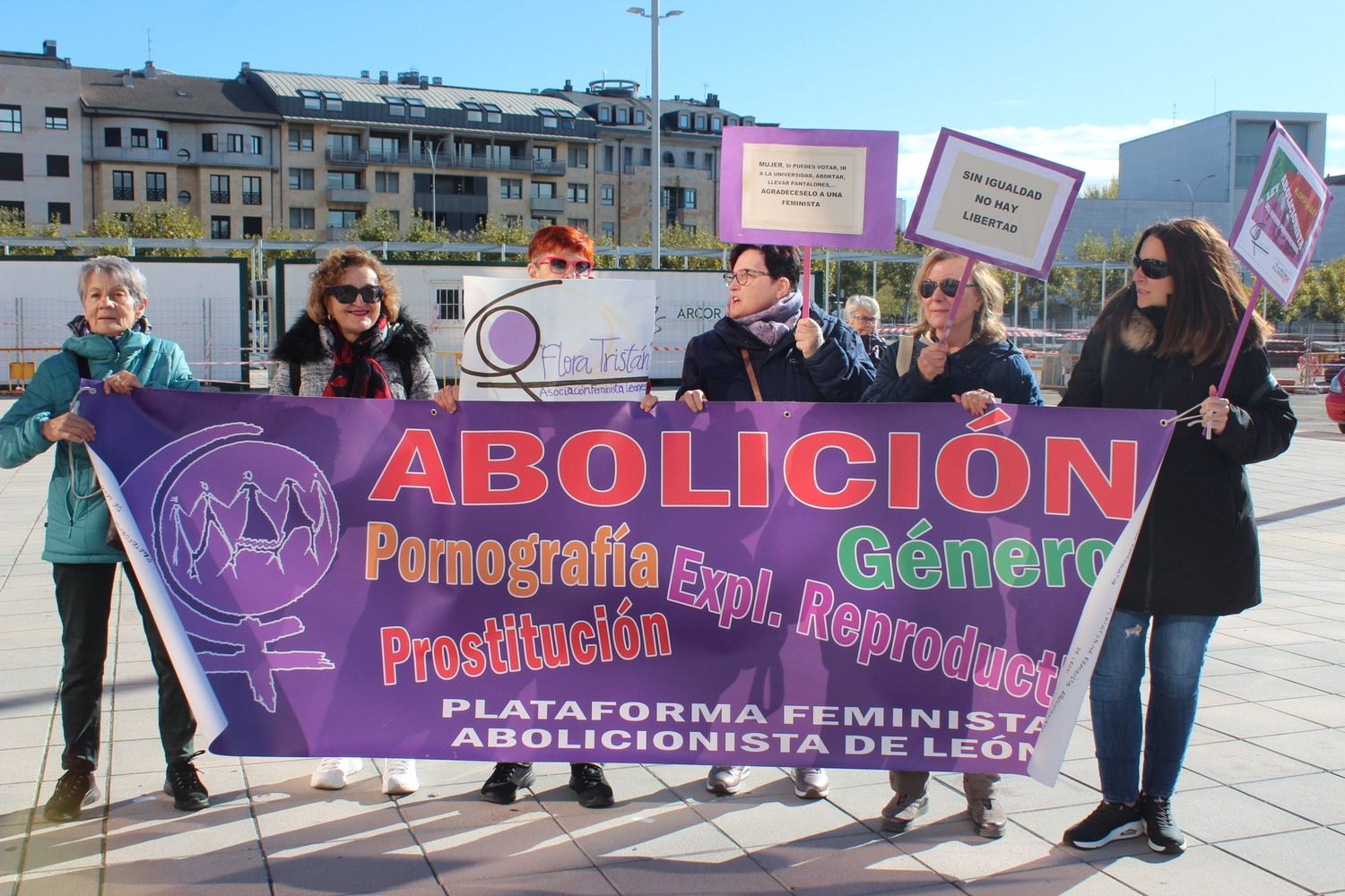 Manifestación "La Fuerza de las Mujeres" en León