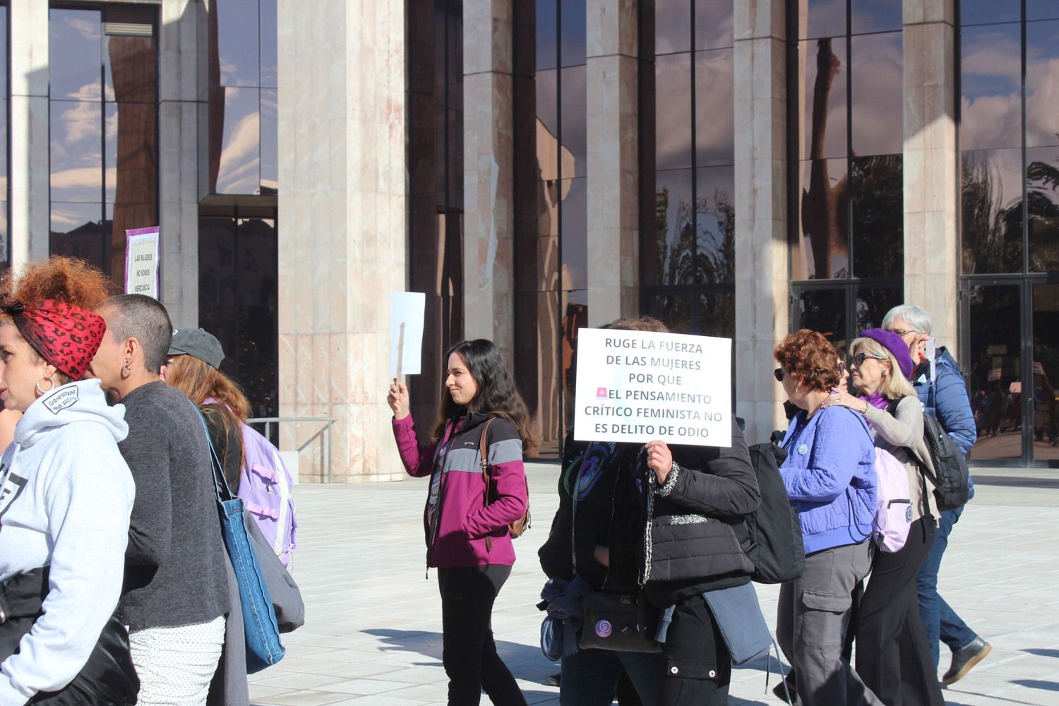 Manifestación "La Fuerza de las Mujeres" en León