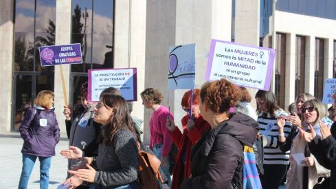 Manifestación "La Fuerza de las Mujeres" en León