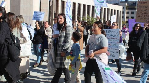 Manifestación "La Fuerza de las Mujeres" en León
